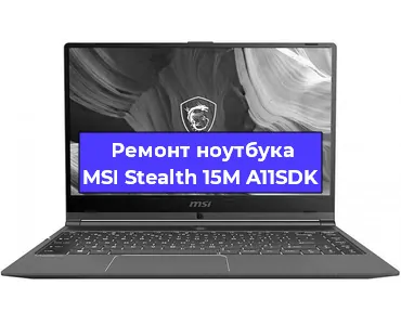 Чистка от пыли и замена термопасты на ноутбуке MSI Stealth 15M A11SDK в Санкт-Петербурге